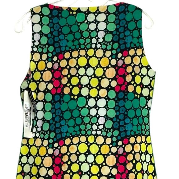 Animapop Abstract Print Reversible Sleeveless A-Line Dress Artsy Sz Medium NWT - Picture 12 of 16